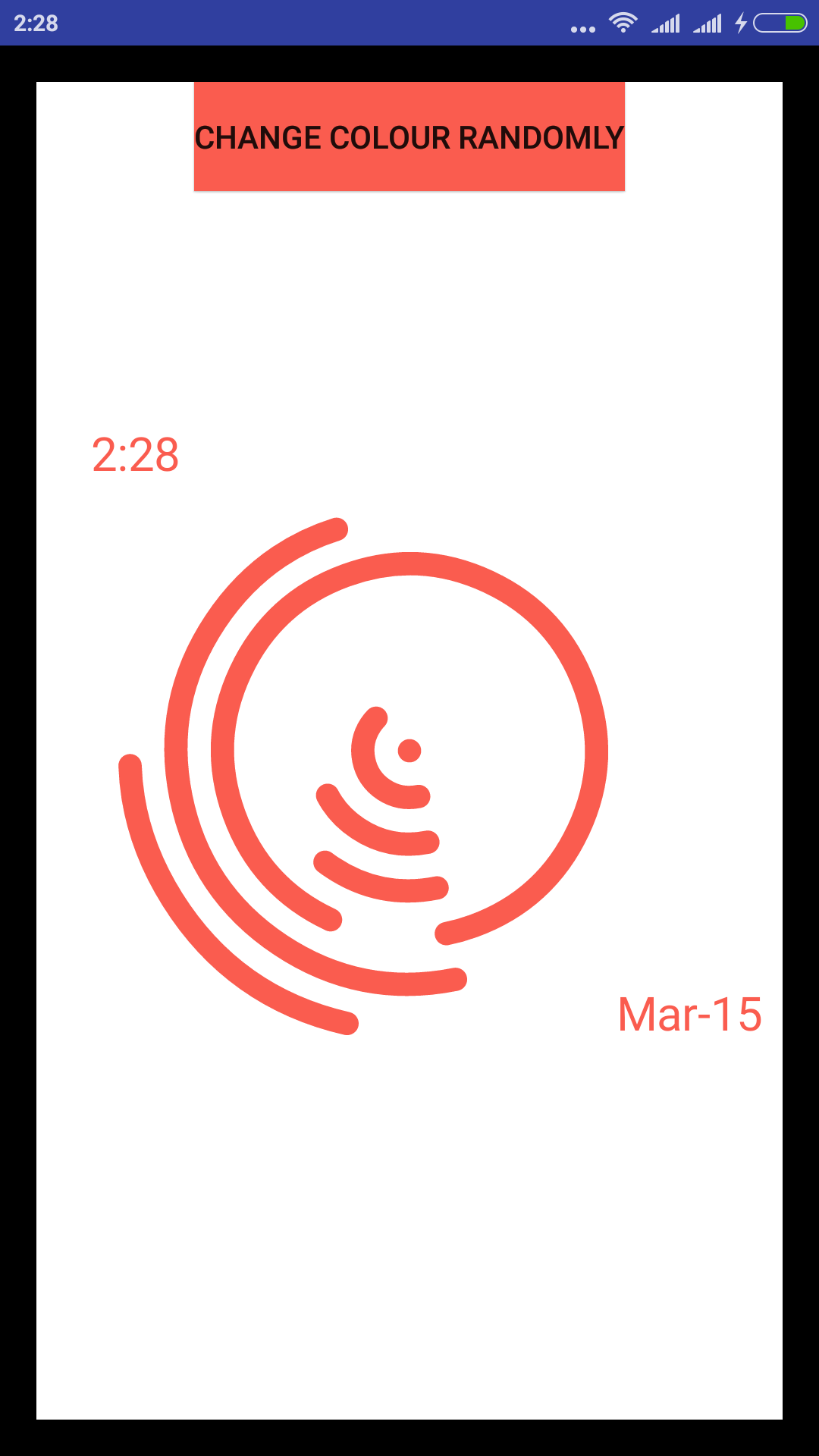 Arc Clock widget + app
