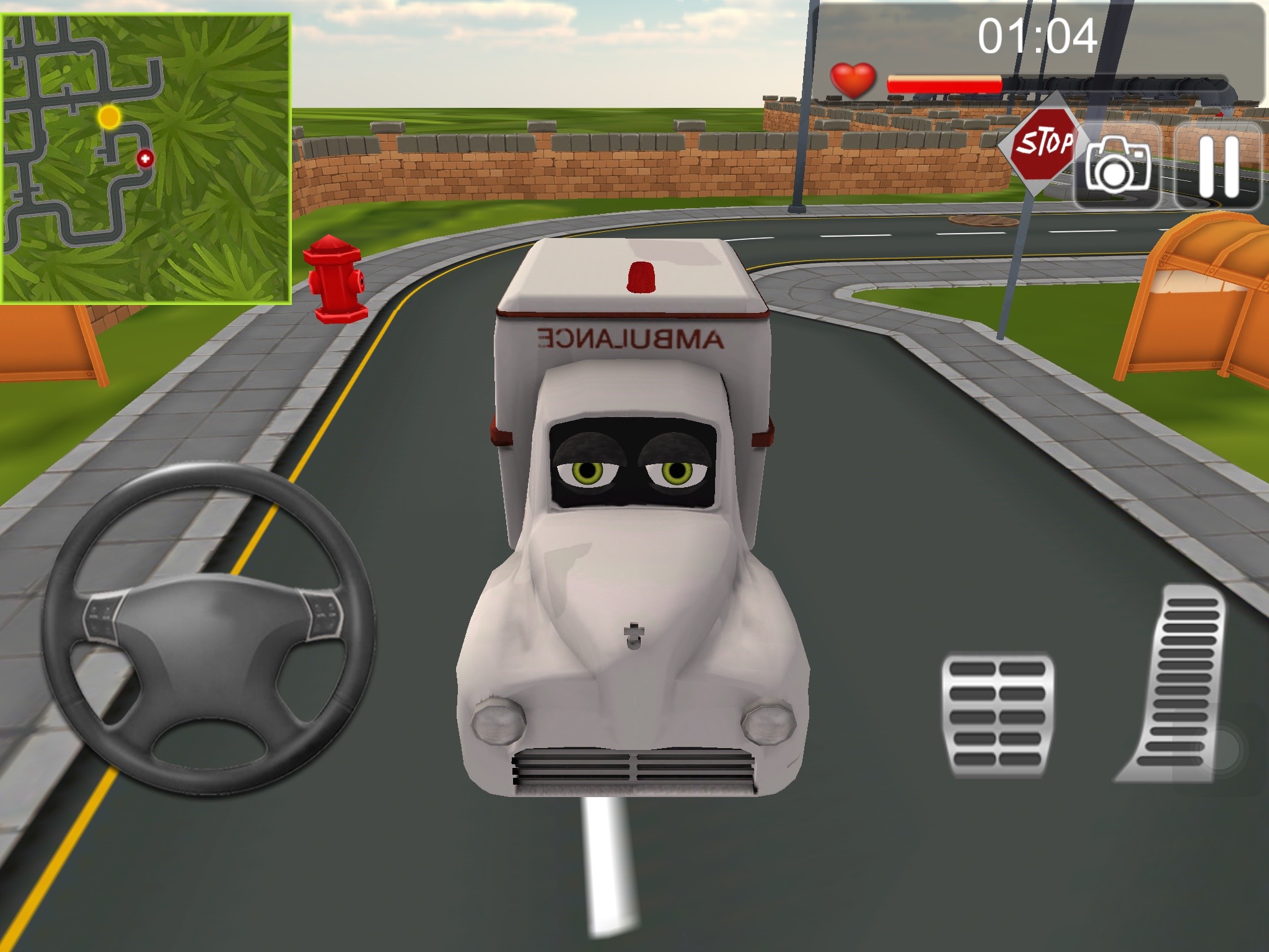 Crazy Ambulance City Racer 3D
