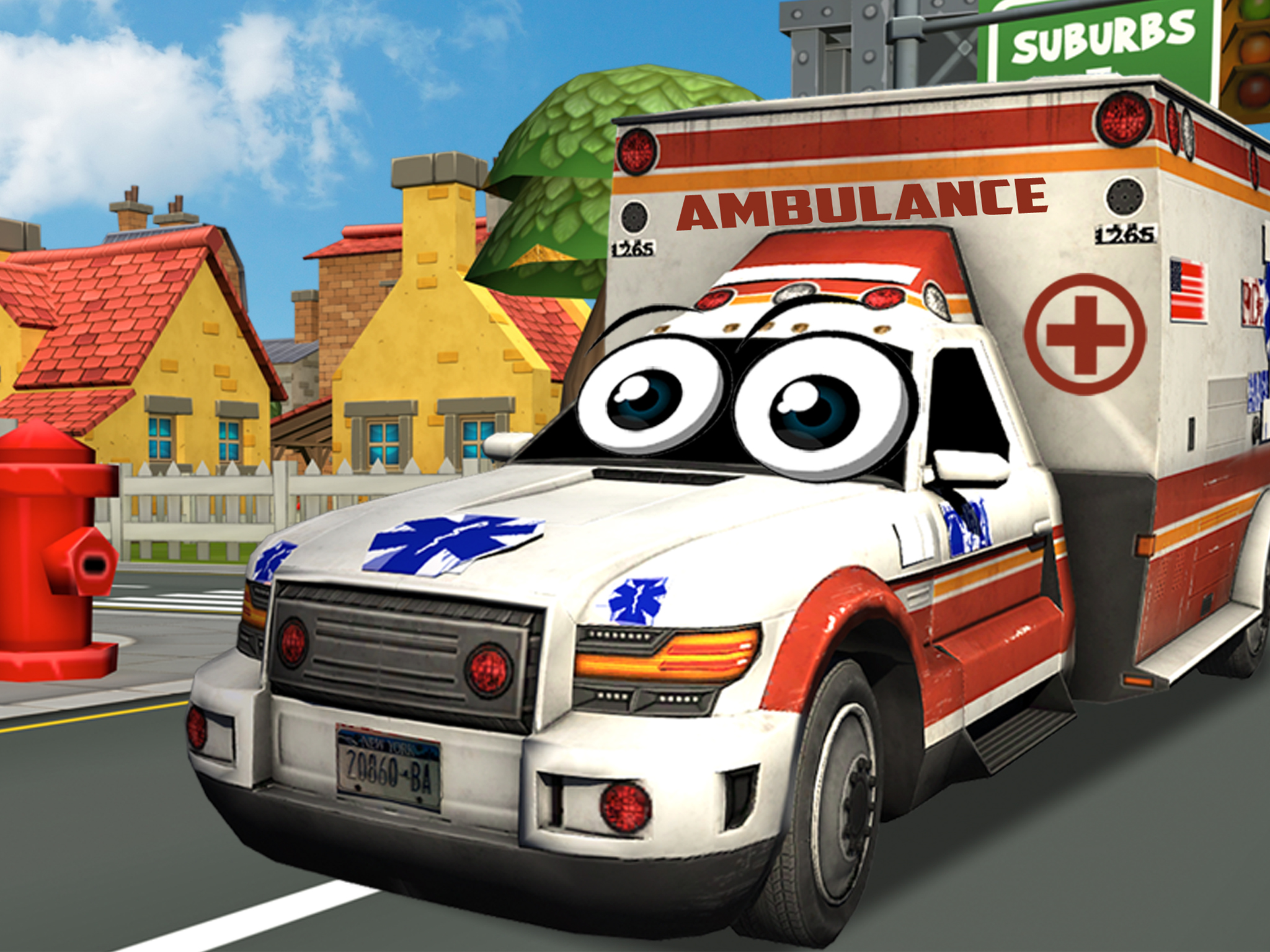 Crazy Ambulance City Racer 3D