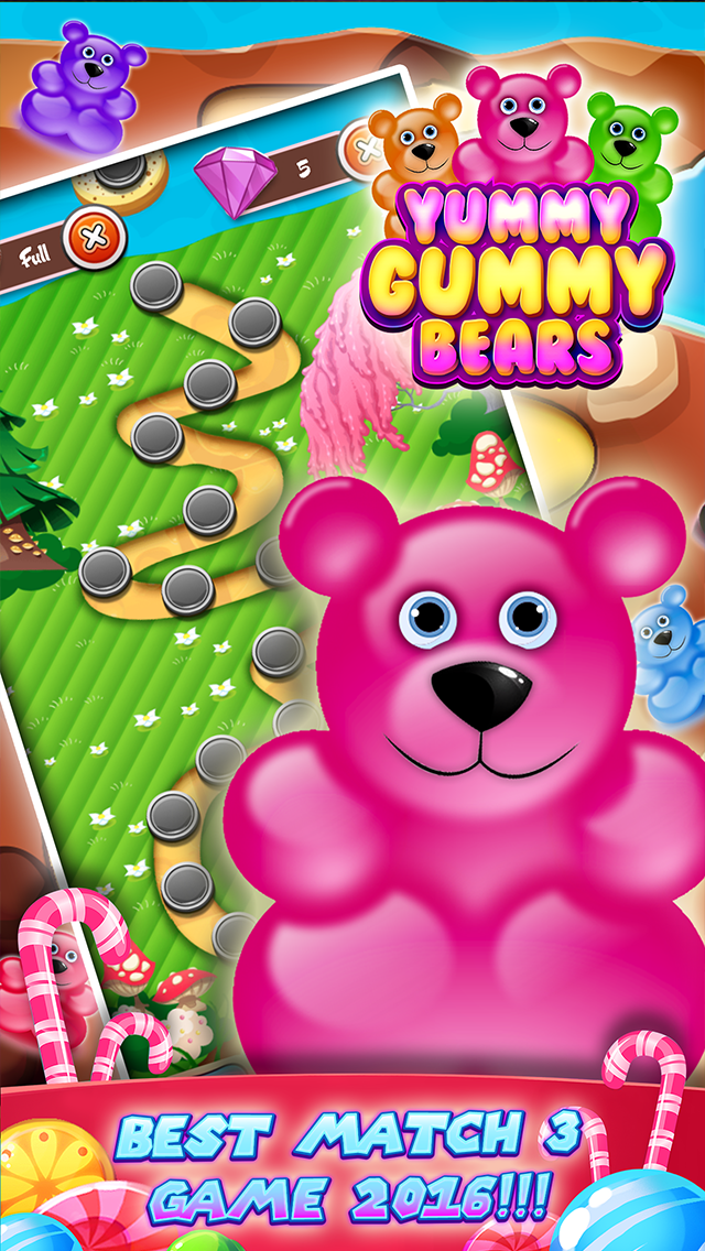 Gummy Yummy Bears Puzzle