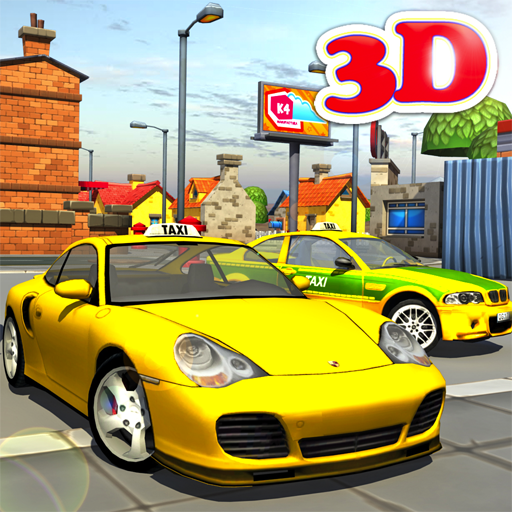 Taxi Car Driver Parking 3d