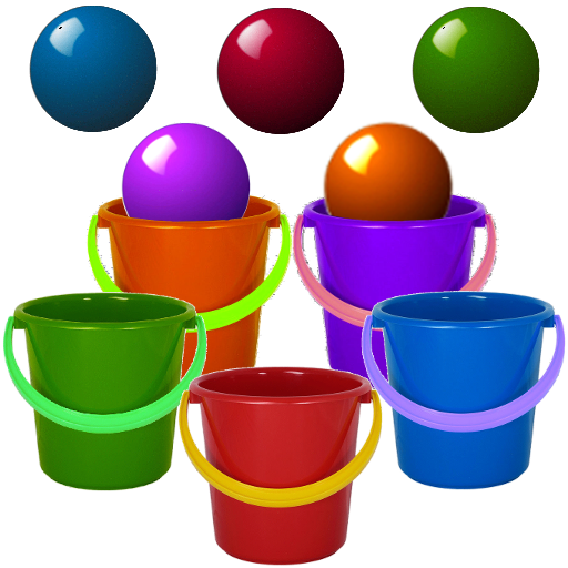 Bucket Roleta-Learn Colors Kid