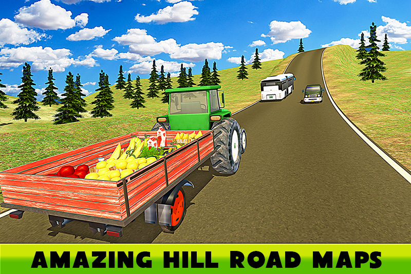 Hill Farm Truck Tractor 3D