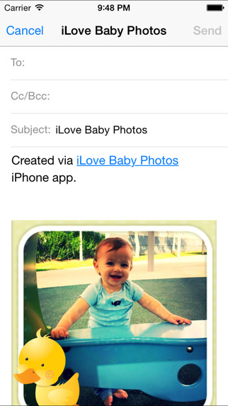 iLove Baby Photos - decorate, share and print your baby photos