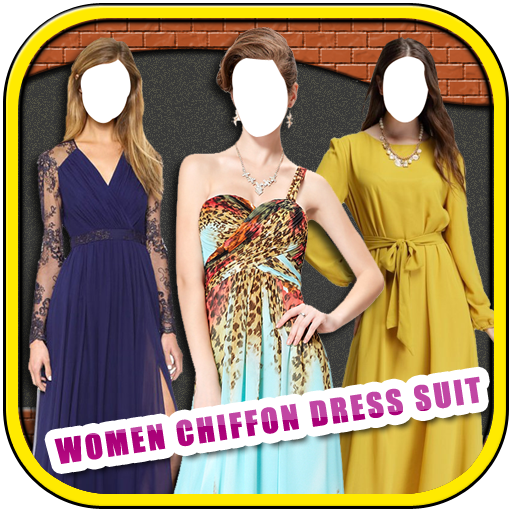 Women Chiffon Dress Suit
