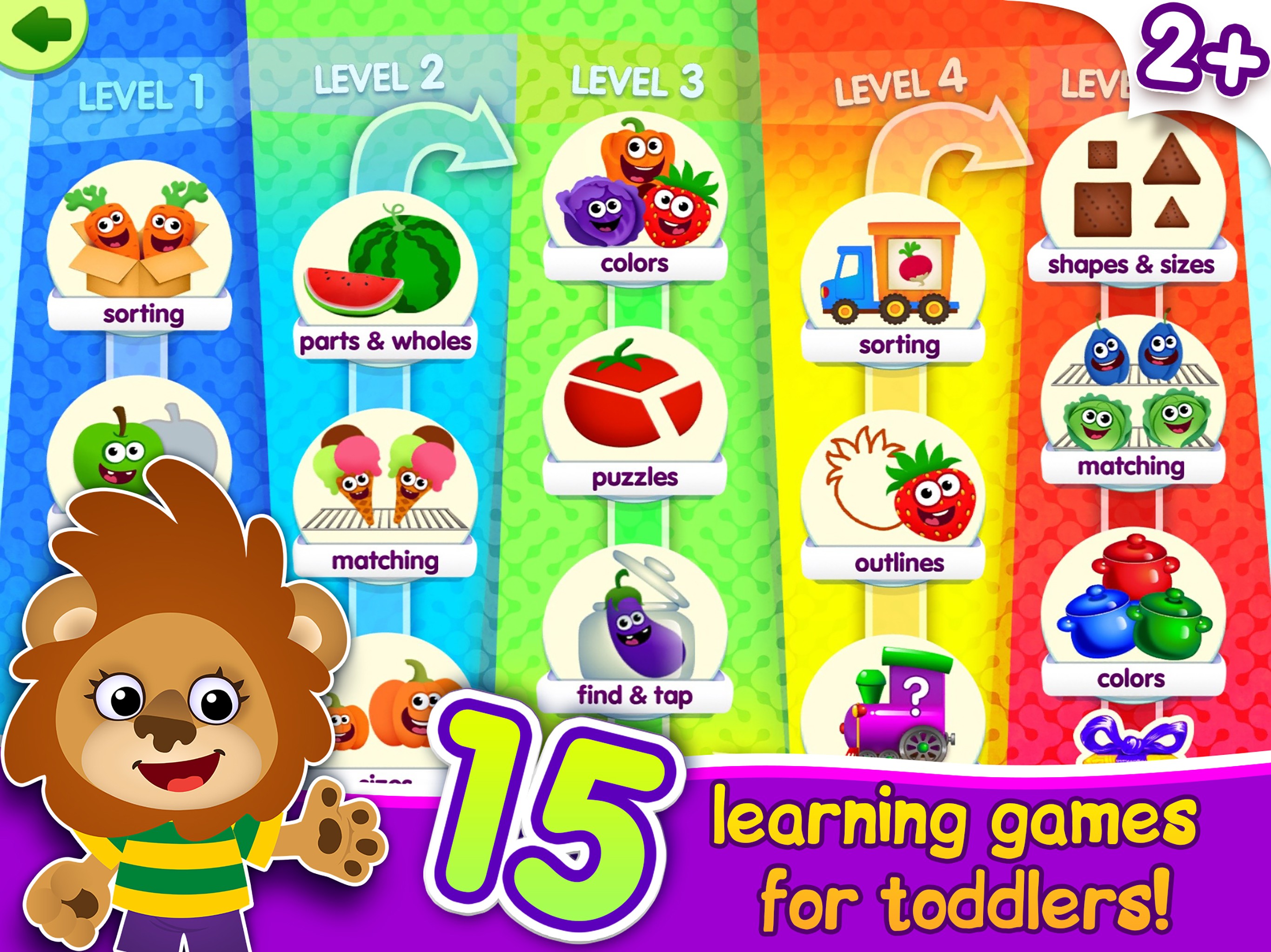 Baby smart games for kids! Learn shapes and colors