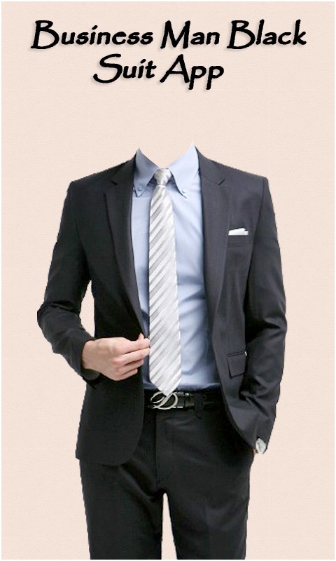 Business Man Black Suit App