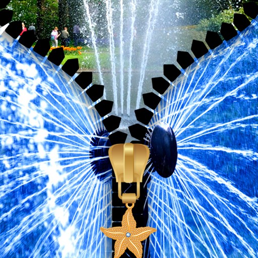 Fountain Zipper Lock Screen