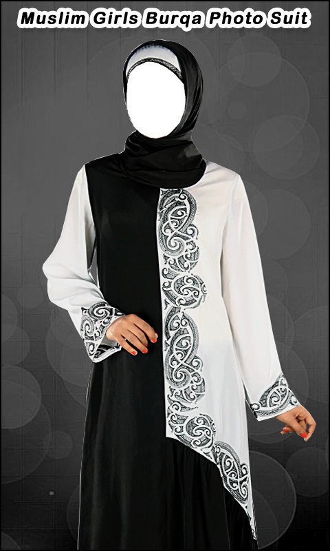 Muslim Girls Burqa Photo Suit
