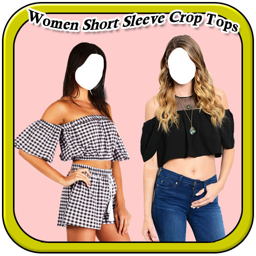 Women Short Sleeve Crop Tops