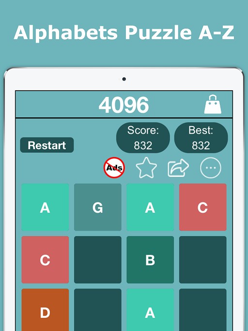 4096 Number Puzzle - Double The Challenge