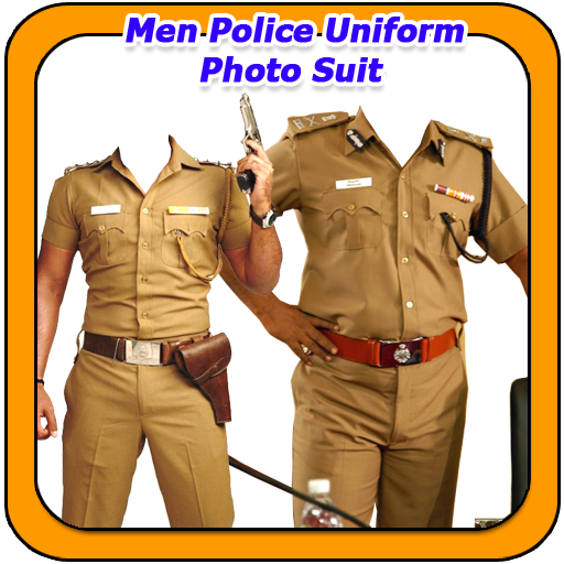 Men Police Uniform Photo Suit