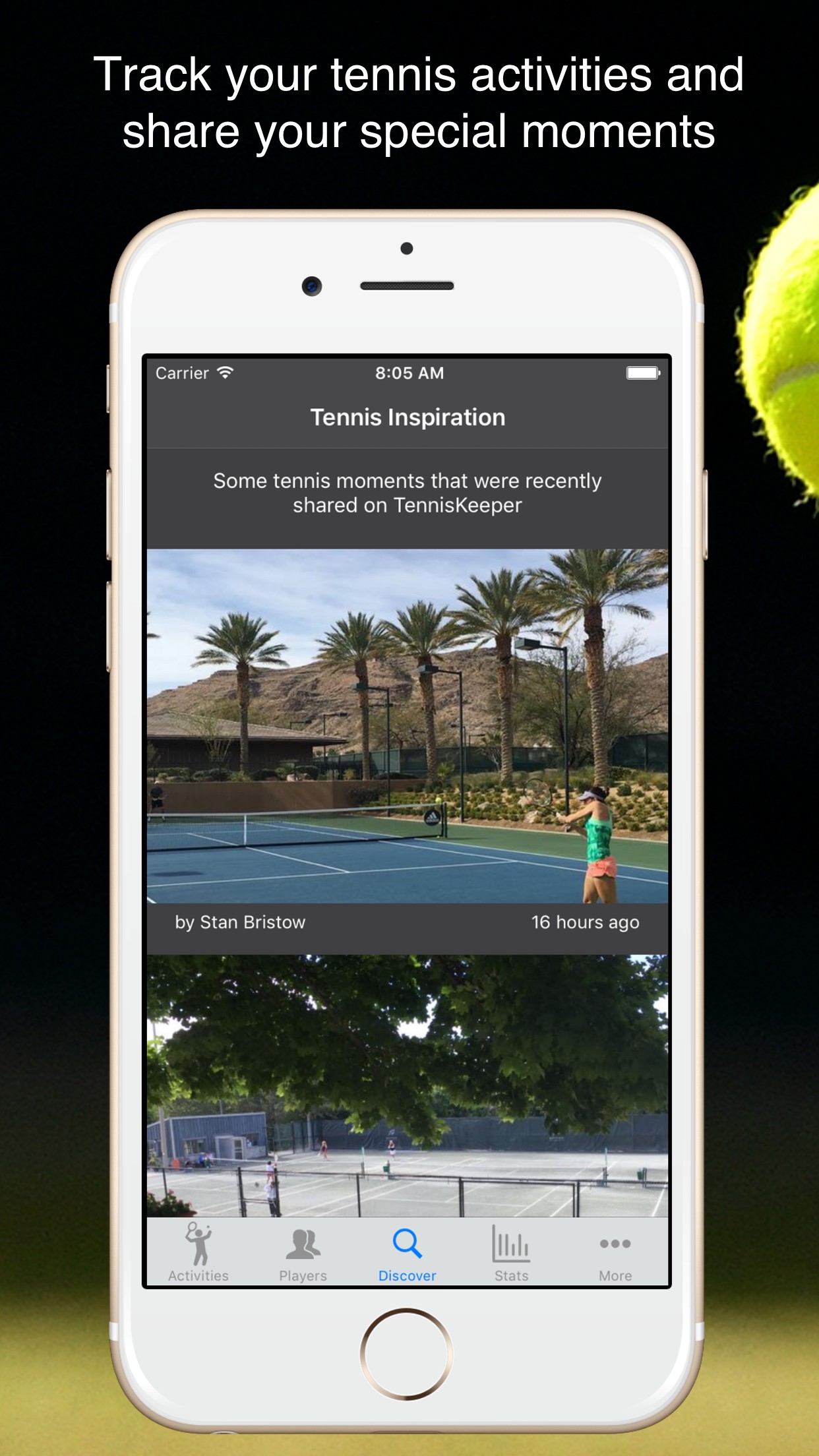 TennisKeeper - Tennis Activity, Scores, Steps and String Tracker
