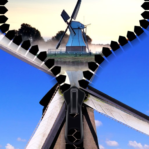 Windmill Zipper Lock Screen