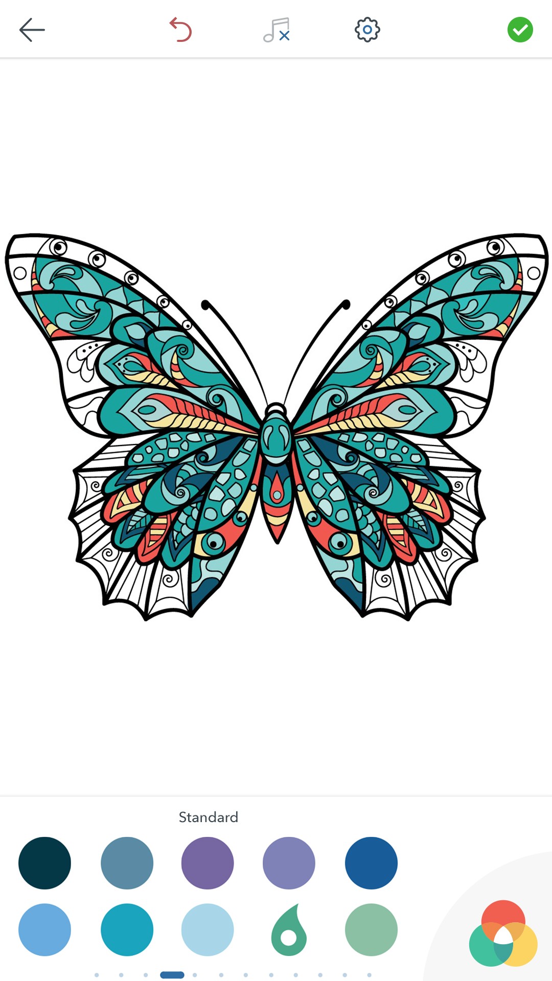 Adult Butterfly Coloring Pages