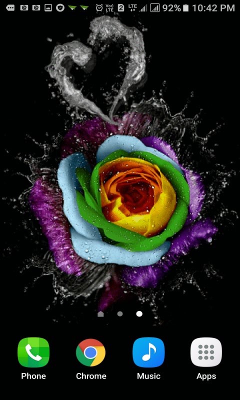 Multicolor Water Rose LWP