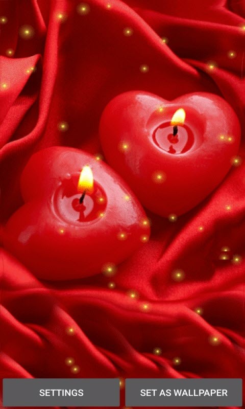 Romantic Heart Candle LWP
