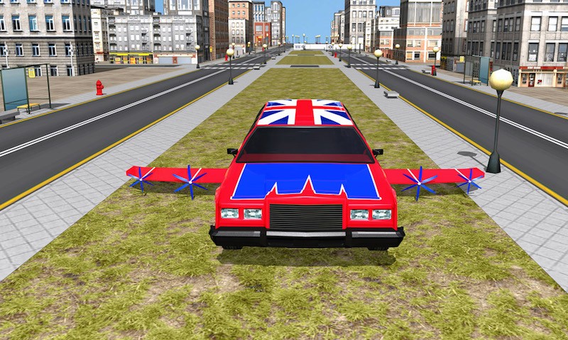 Flying Limo Car Driving Fever