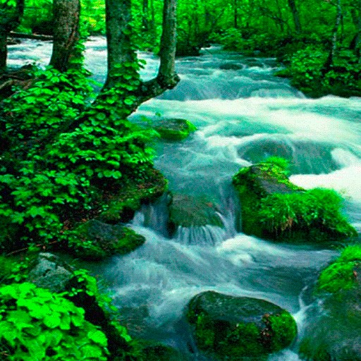 Hilly River Live Wallpaper