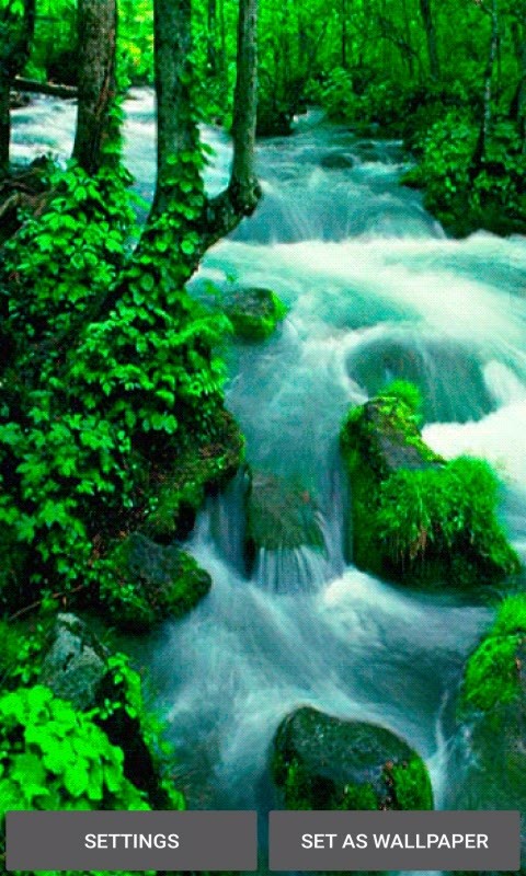 Hilly River Live Wallpaper
