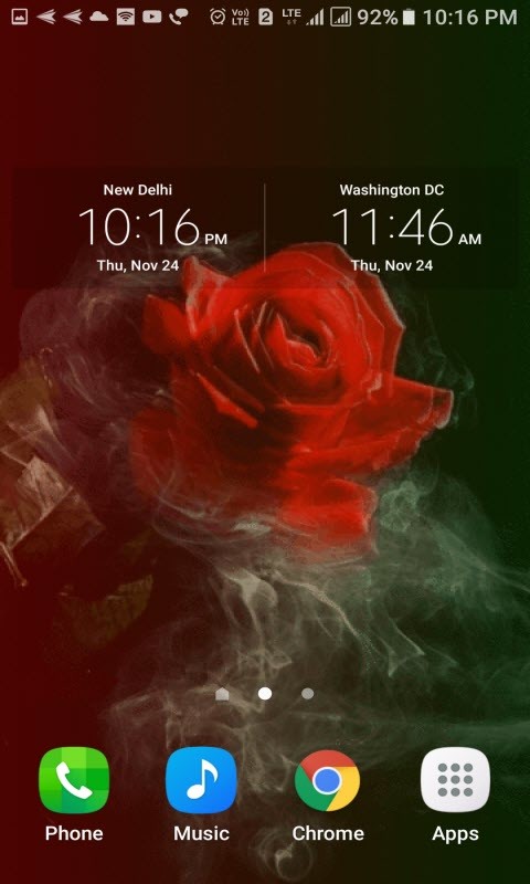 Smoky Red Rose LWP