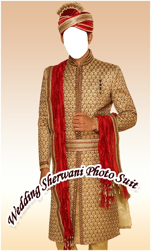 Wedding Sherwani Photo Suit