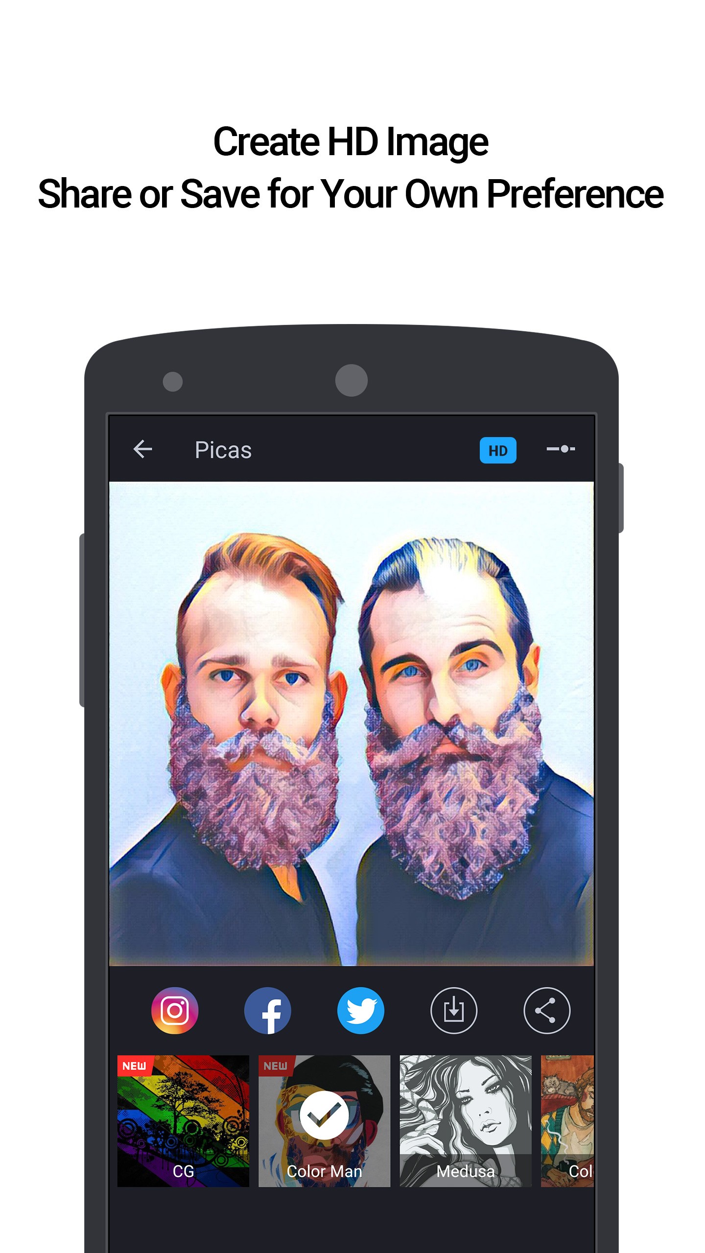 Picas - Free Art Photo Filter