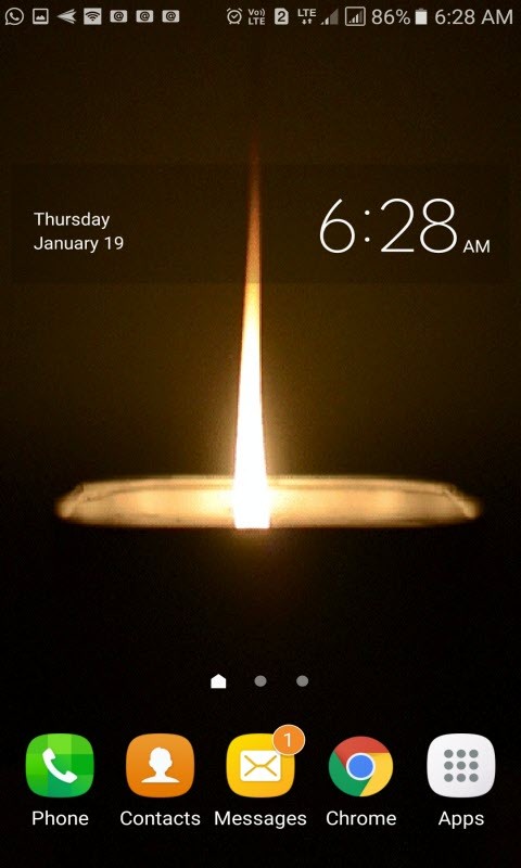 Candle Light Live Wallpaper
