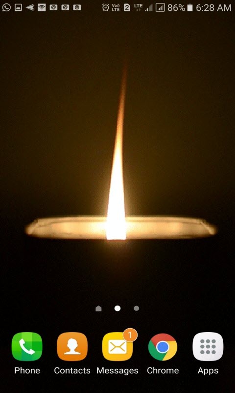 Candle Light Live Wallpaper