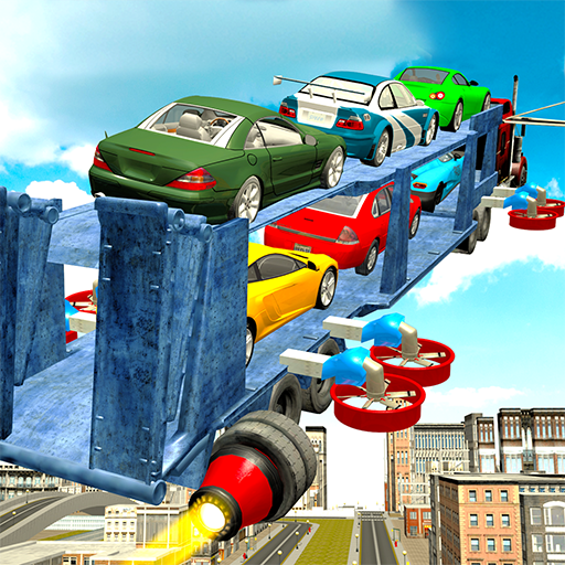 Flying Car Transport Truck 3D