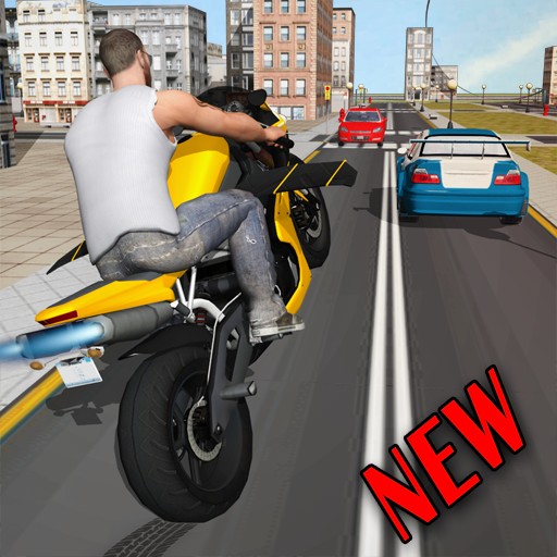 Flying Moto Racer 3d