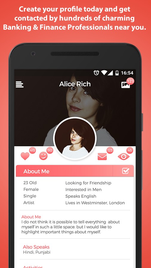 Banking and Finance Singles Dating App - BFPSingles