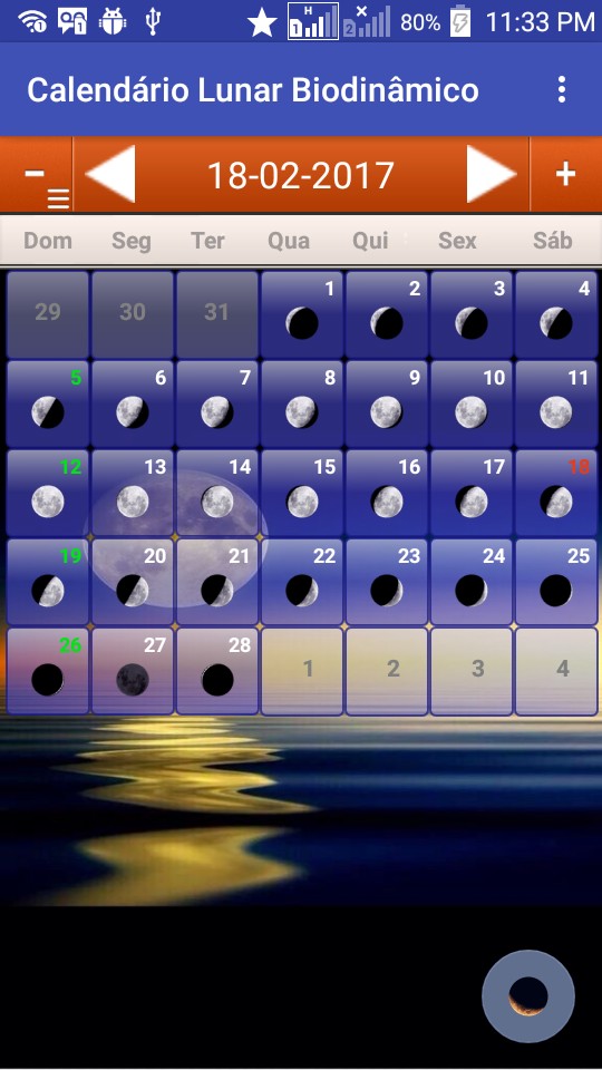 Biodynamic Lunar Calendar