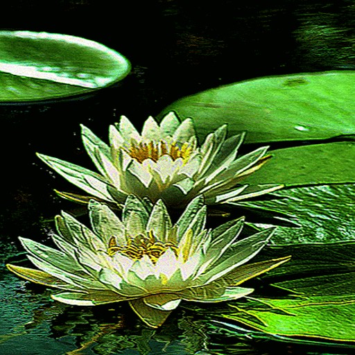 Green Lotus Live Wallpaper