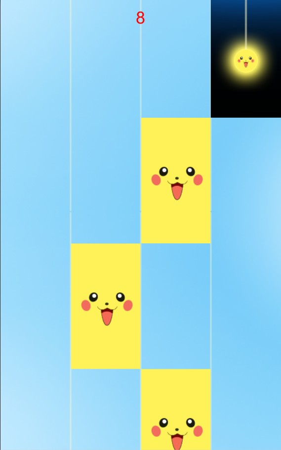 Piano Tap: Pikachu tiles 2