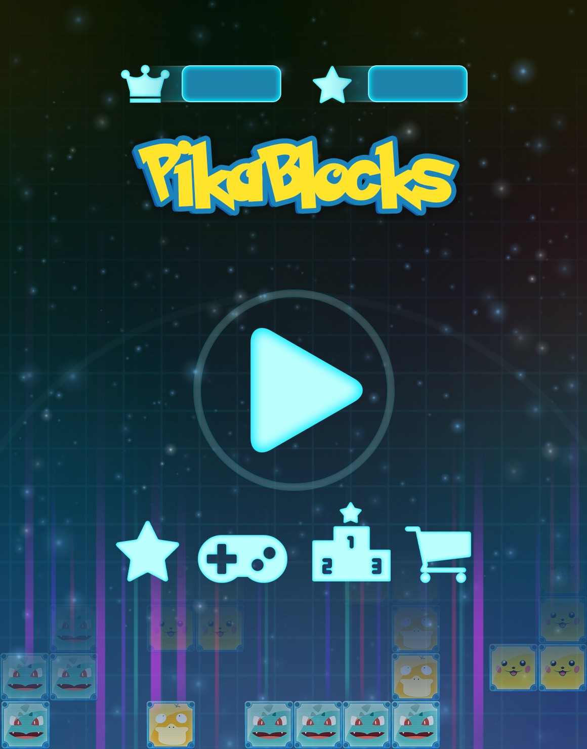 Pikablocks: Pikachu block game