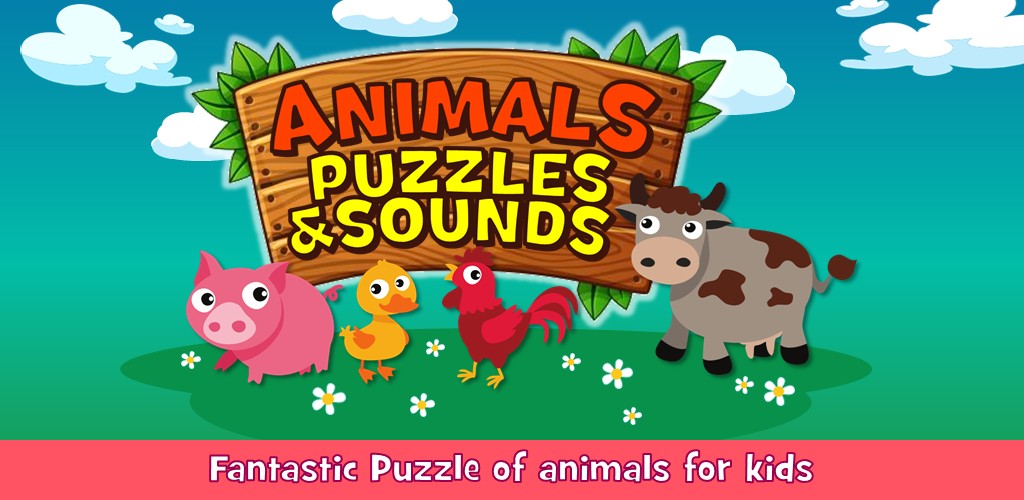 Animals Puzzle & Sounds - Kids
