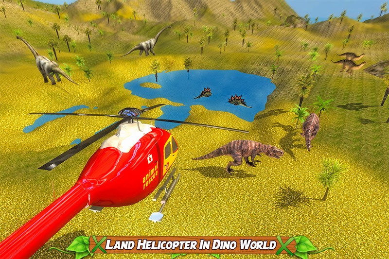 Dinosaur Transport Heli Rescue