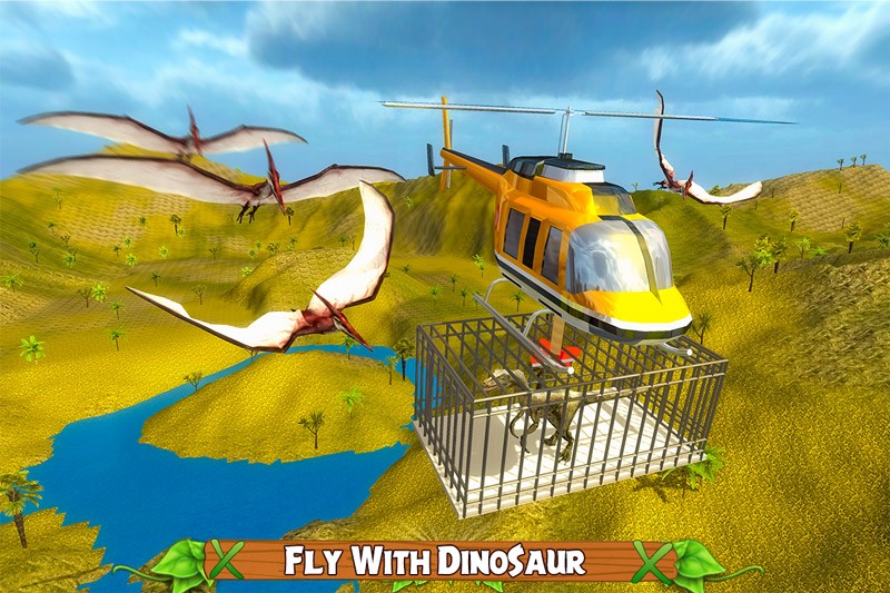 Dinosaur Transport Heli Rescue