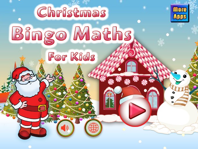 Christmas Bingo Math For Kids
