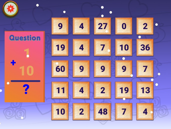 Christmas Bingo Math For Kids