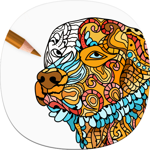 Dog Coloring Pages for Adults