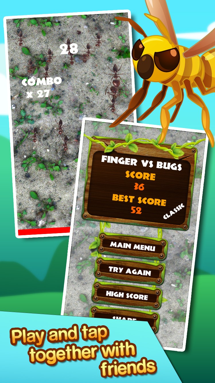 Finger vs bugs