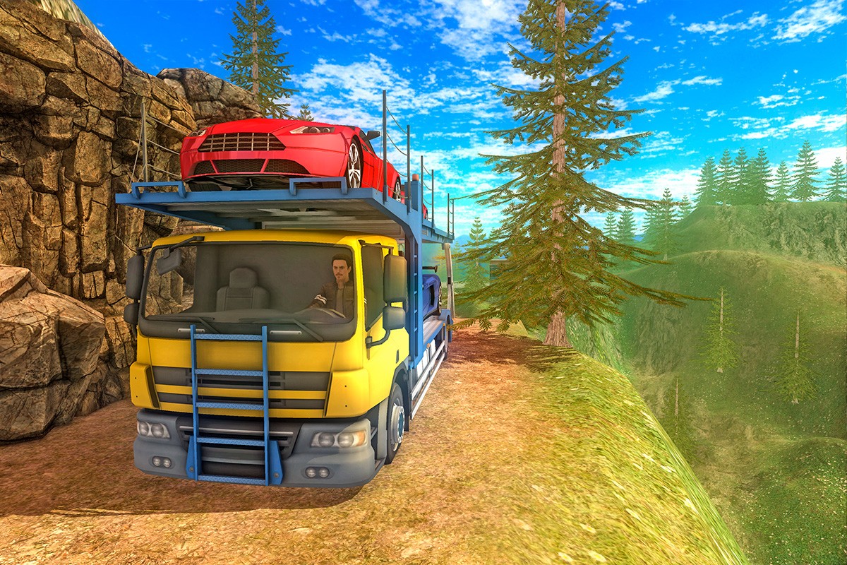 John: Car Transporter Truck 3D