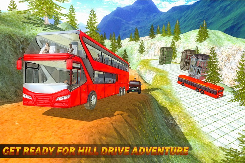 Offroad Coach Bus Hill Driver