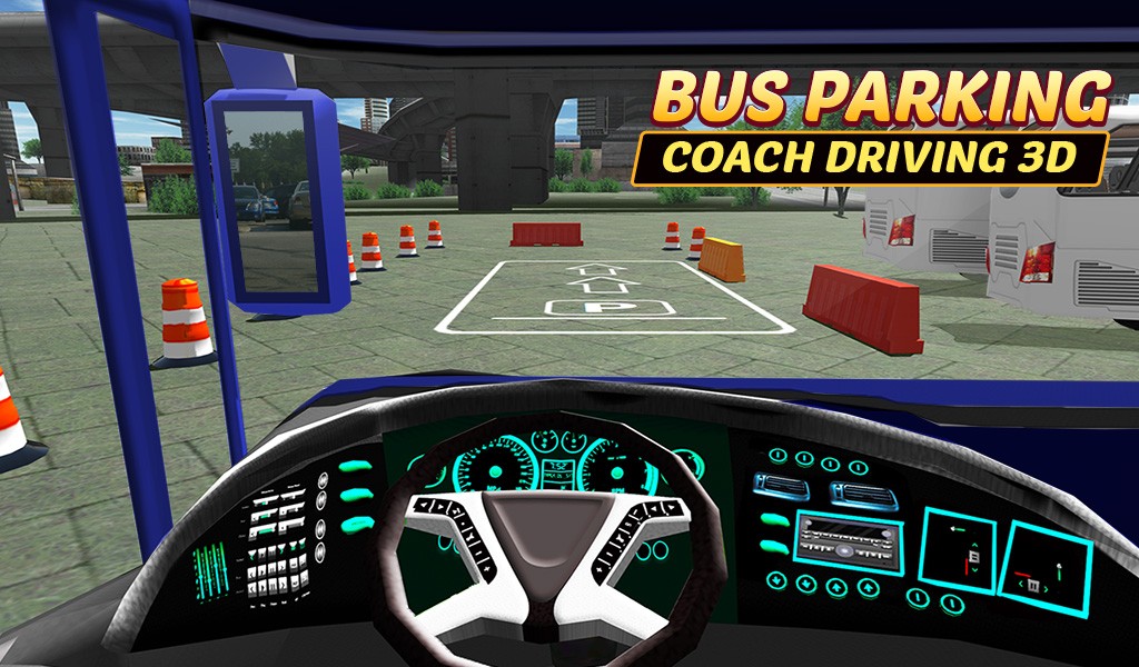 Bus Parking-Driving School 3D