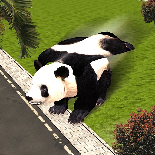 Flying Superhero Panda Sim