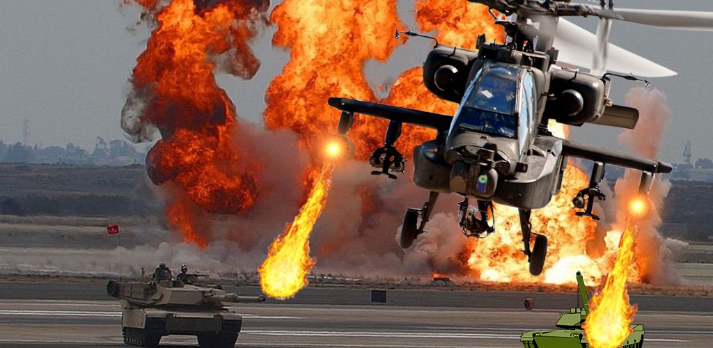 Heavy Gunship Helicopter War