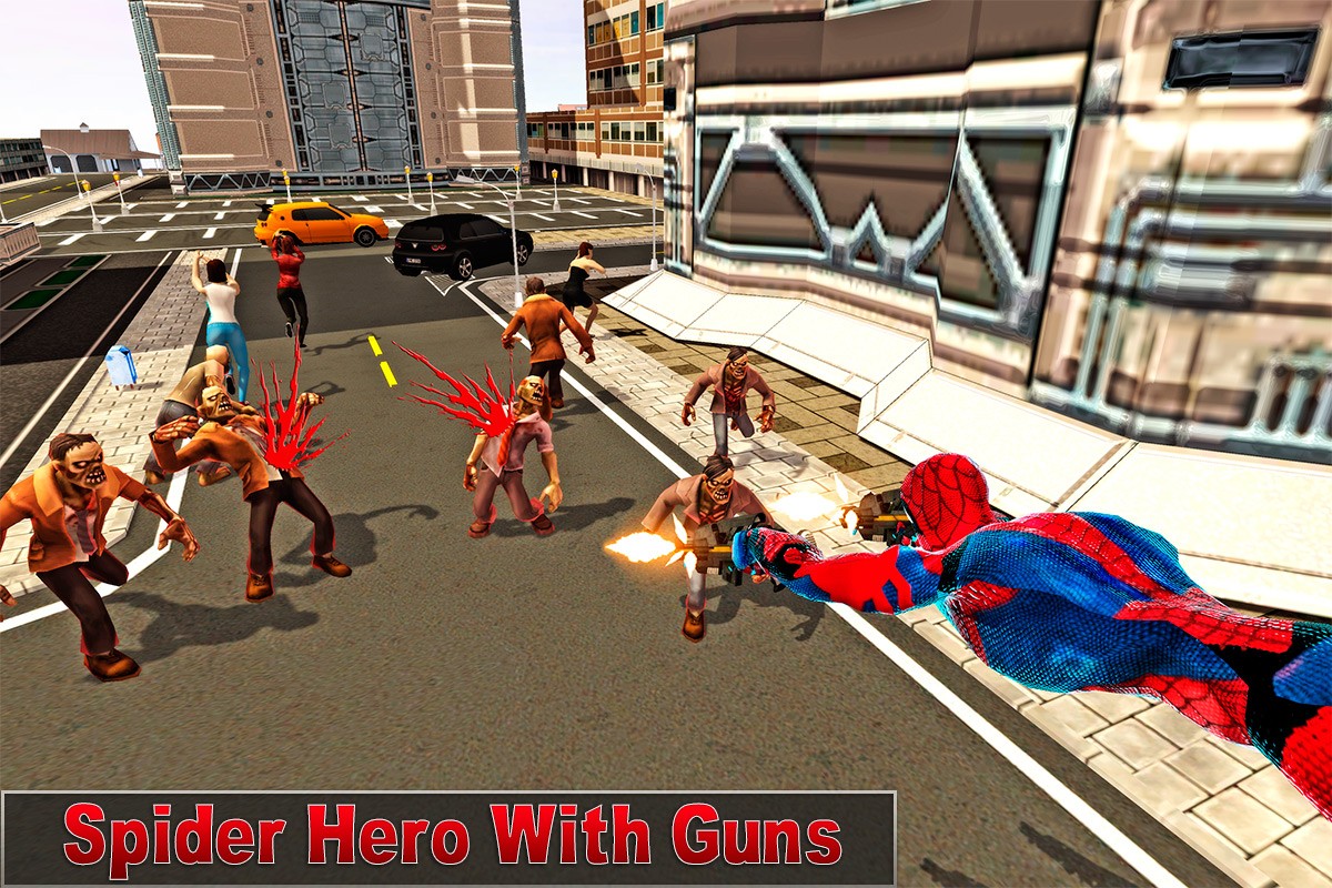 Super Spider Zombie Battle