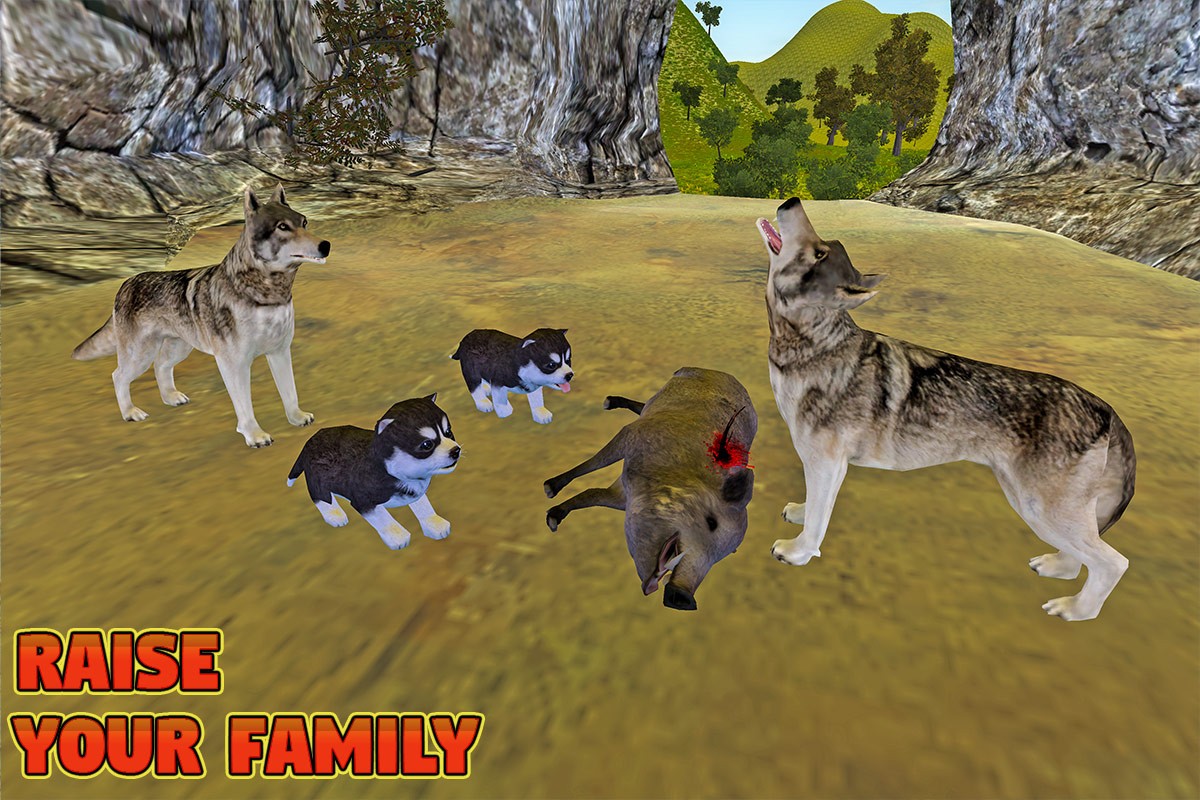 Wolf Family Sim